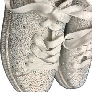 Forever 21 rhinestone tennis shoes